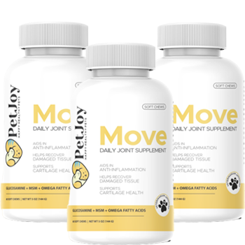 Move Daily Joint Supplement 3 Bottle Bundle – PetJoy Supplements